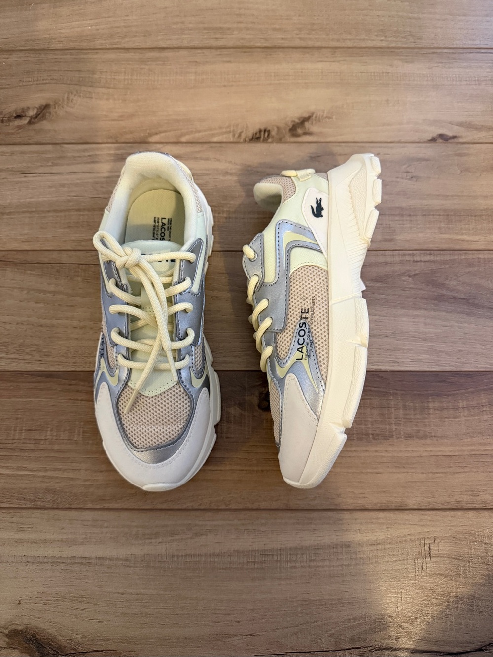 Lacoste Kids' Multicolor Lace-Up Sneakers